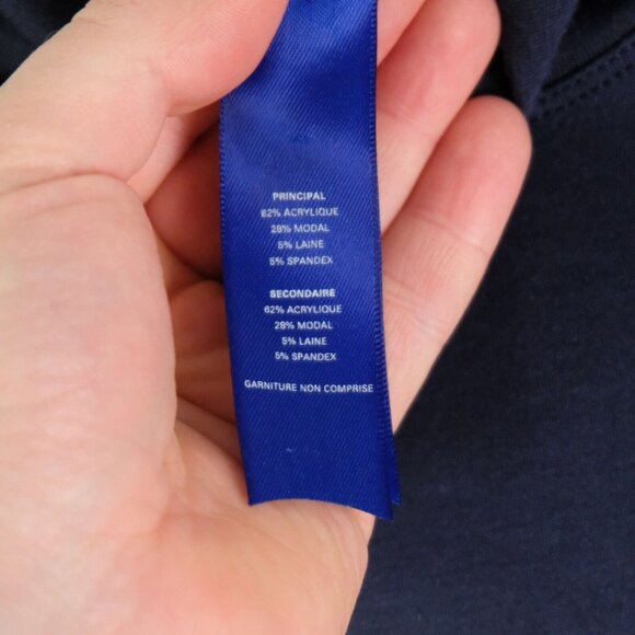 Kit Ace Sweater Mens Extra Large Navy Blue Performance Stretch Athletic - Picture 10 of 11